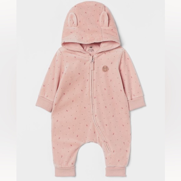 H&M Baby Velour jumpsuit - Picture 1 of 5